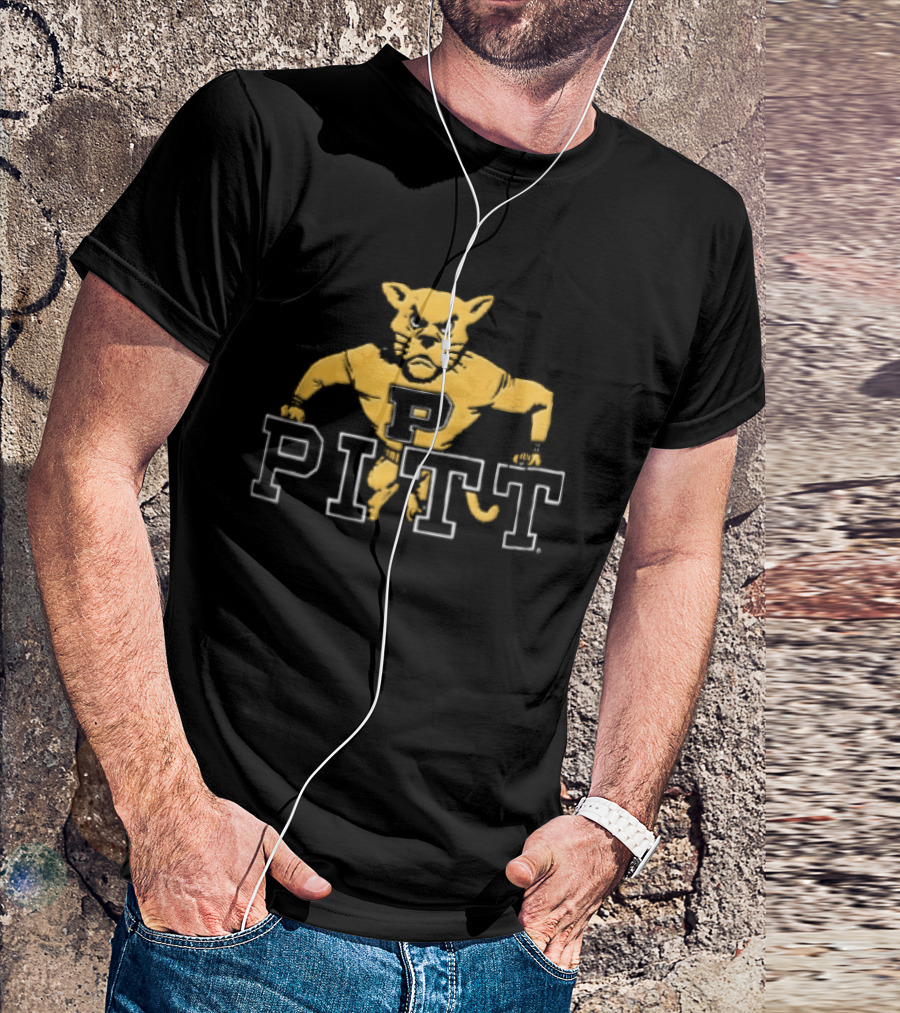 Pittsburgh Panthers NCAA Pitt Angry Panther T-Shirt