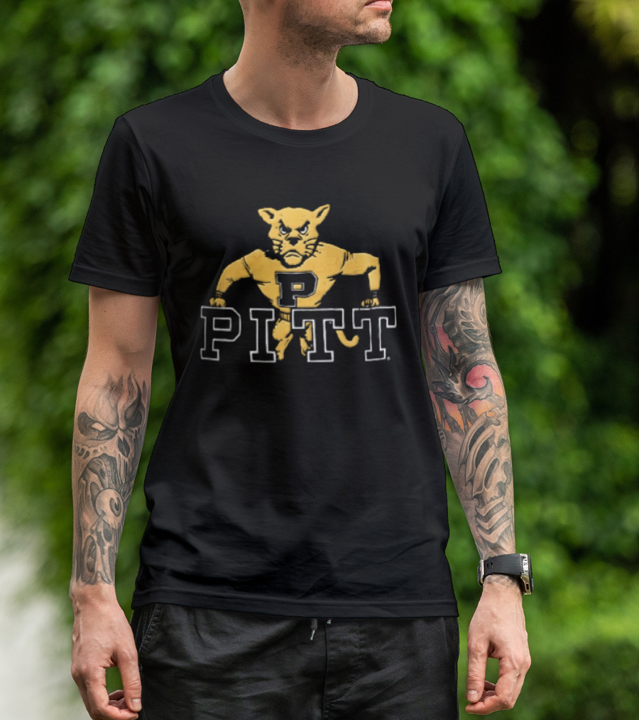 Pittsburgh Panthers NCAA Pitt Angry Panther T-Shirt