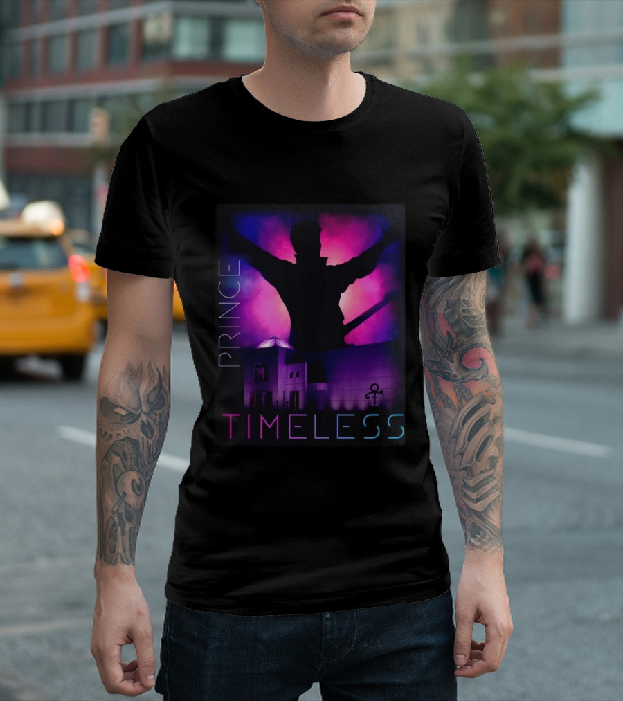 Prince Timeless Paisley Park Iconic Silhouette Purple Celebration August 28 2026 T-Shirt