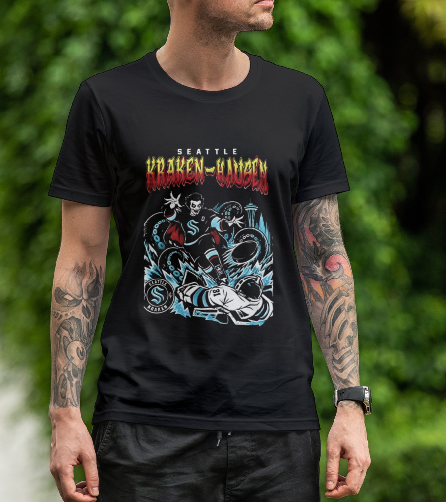 Seattle Kraken Danhausen WWE Friday Night 2026 Hockey Clash T-Shirt