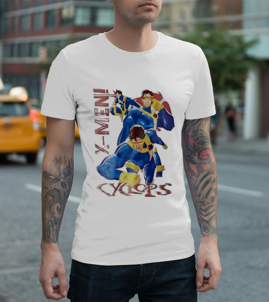 X Men Cyclops Marvel Superhero T-Shirt