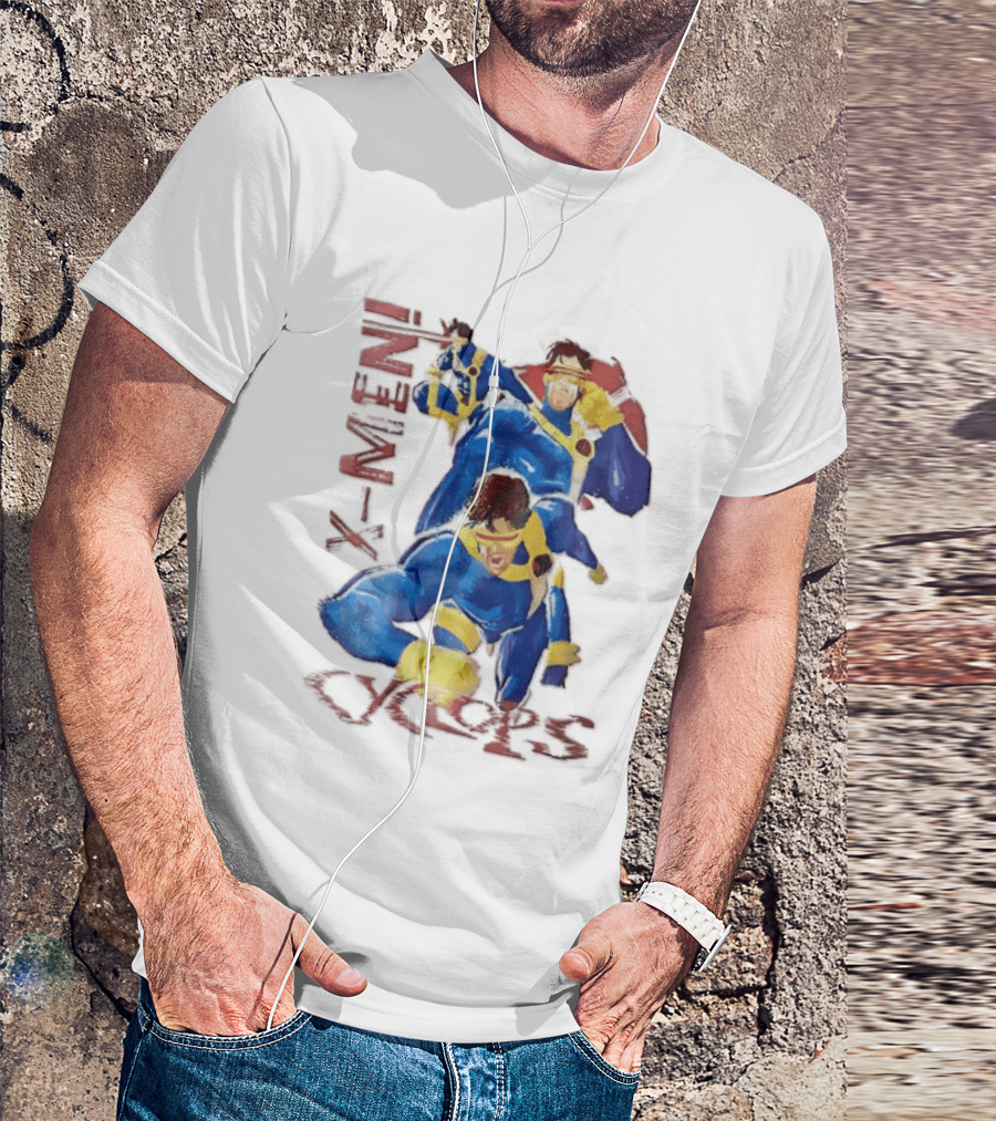 X Men Cyclops Marvel Superhero T-Shirt