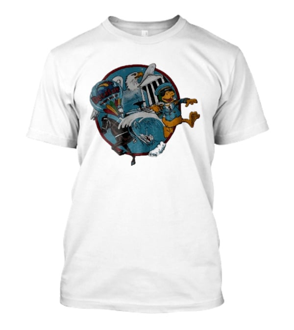 Decatur Alabama River City Cartoon Duck Horse Eagle Balloon T-Shirt