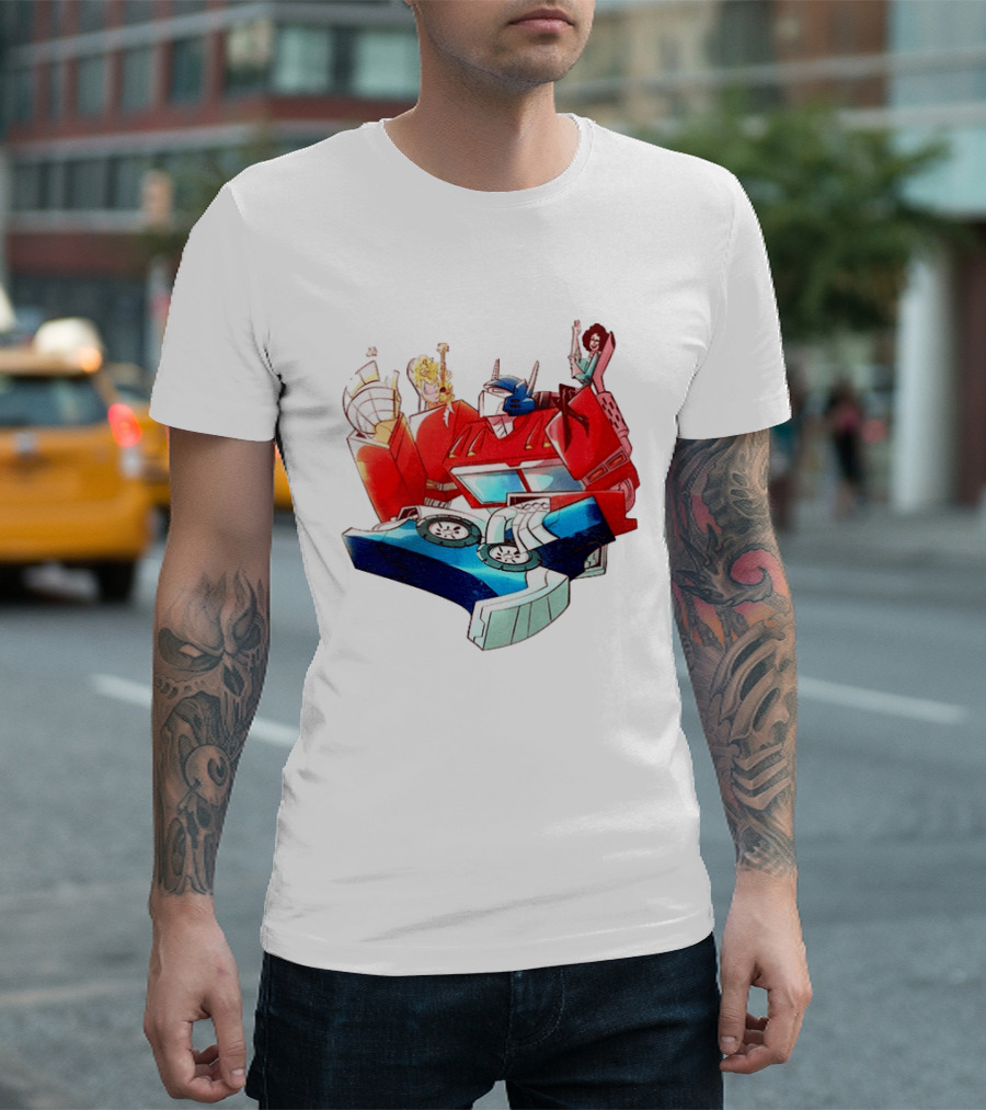 Dolly Parton Tim Curry Peter Cullen Optimus Prime T-Shirt