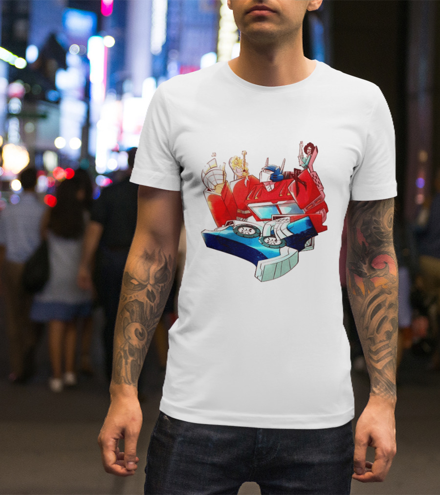 Dolly Parton Tim Curry Peter Cullen Optimus Prime T-Shirt