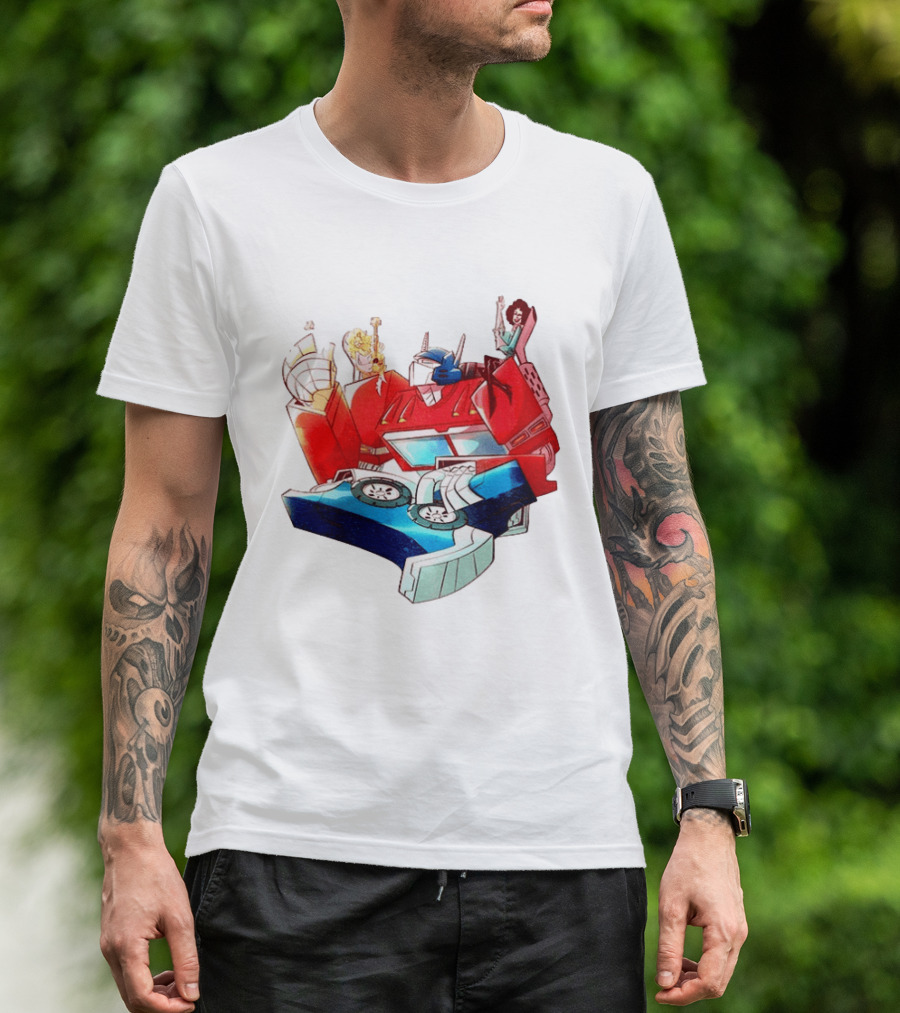 Dolly Parton Tim Curry Peter Cullen Optimus Prime T-Shirt