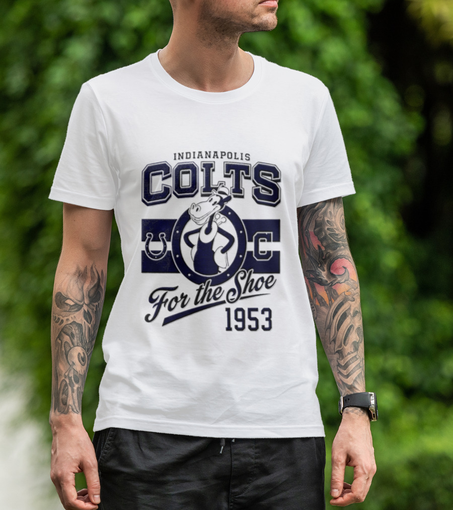 Indianapolis Colts Goofy 1953 For The Shoe T-Shirt