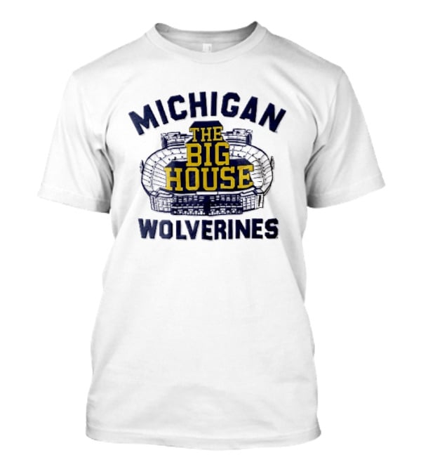 Michigan Wolverines The Big House Stadium T-Shirt