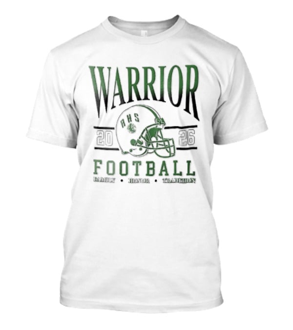 Warrior 2026 Football Family Honor Tradition Helmet Facemask T-Shirt