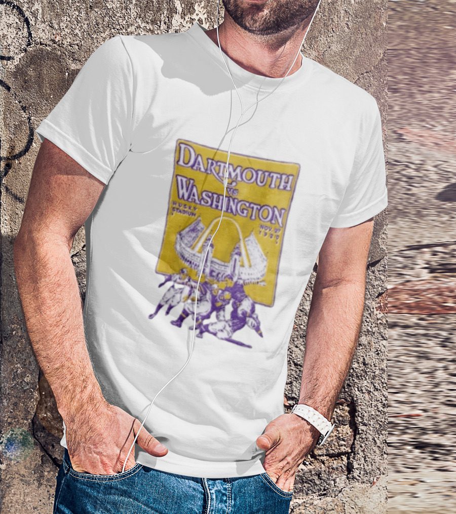 Dartmouth Vs Washington Husky Stadium Nov 27 1920 Football Players T-Shirt