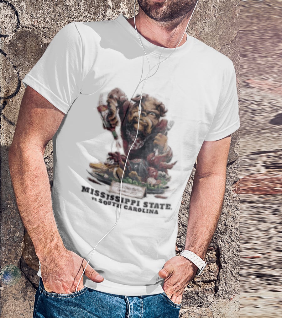 Williams Price Stadium September 19 2026 Mississippi State Vs South Carolina Bulldog T-Shirt