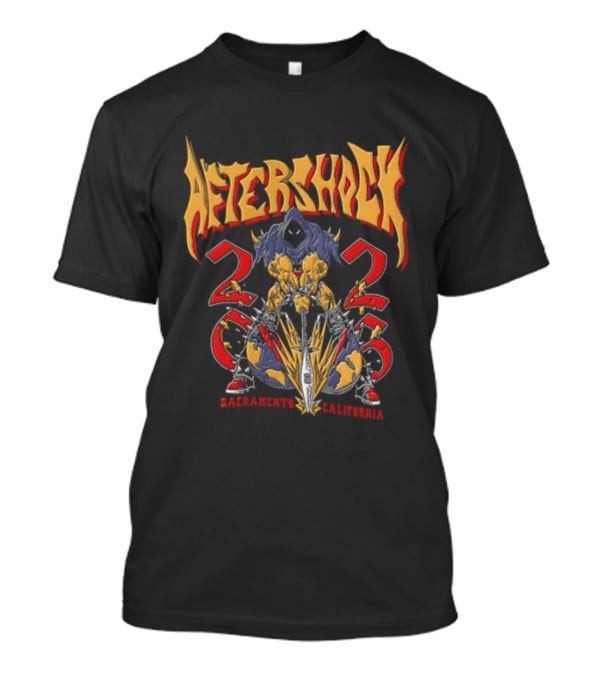 Aftershock 2023 Sacramento California Creature Spear World T-Shirt