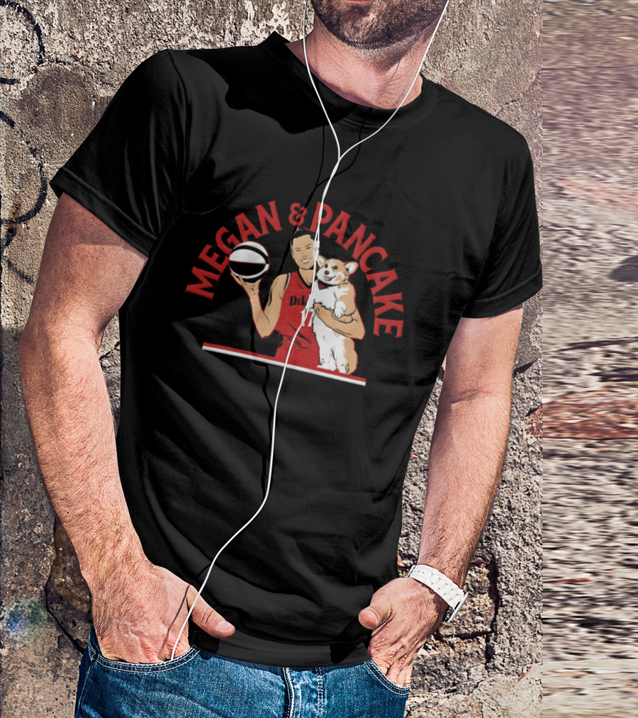 Megan & Pancake DiLeo Portland Player WNBA T-Shirt