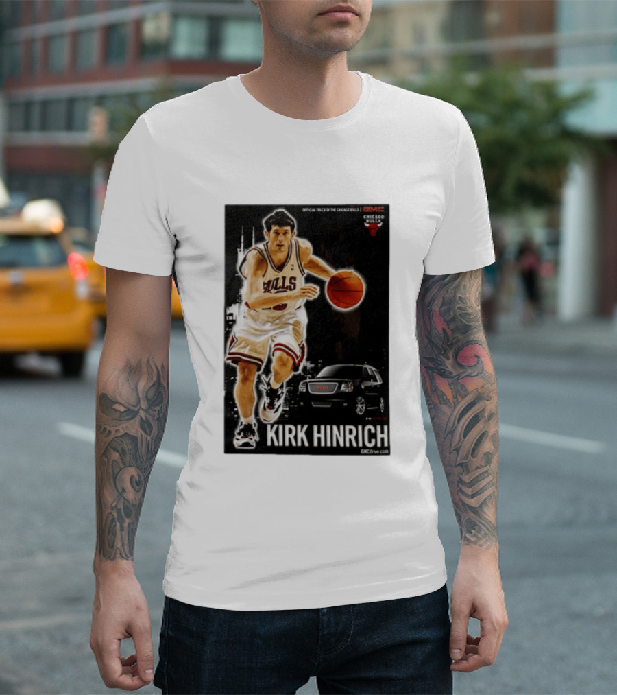 Kirk Hinrich Chicago Bulls GMC Basketball Action T-Shirt