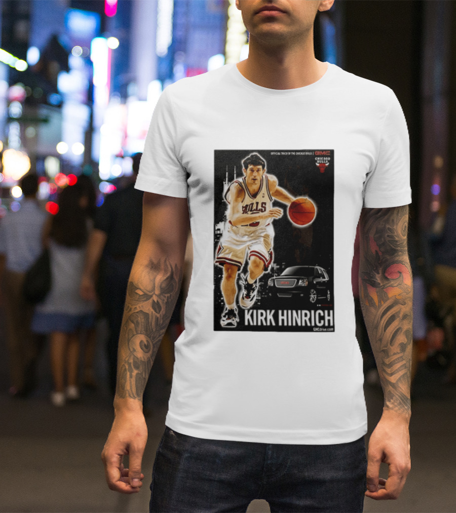 Kirk Hinrich Chicago Bulls GMC Basketball Action T-Shirt