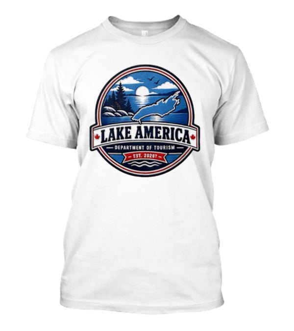 Lake America Department Of Tourism Est 20287 Nature Scenic T-Shirt