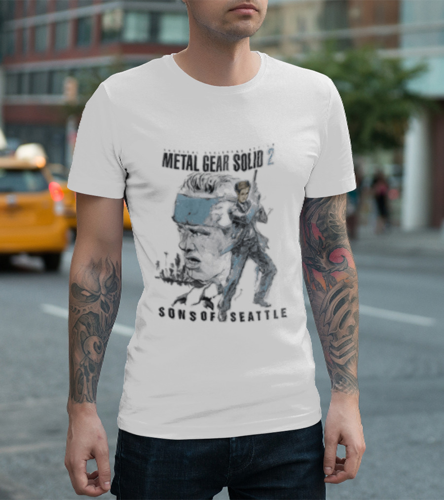 Metal Gear Solid 2 Tactical Espionage Action Sons Of Seattle Kelsey Grammer David Hyde Pierce T-Shirt