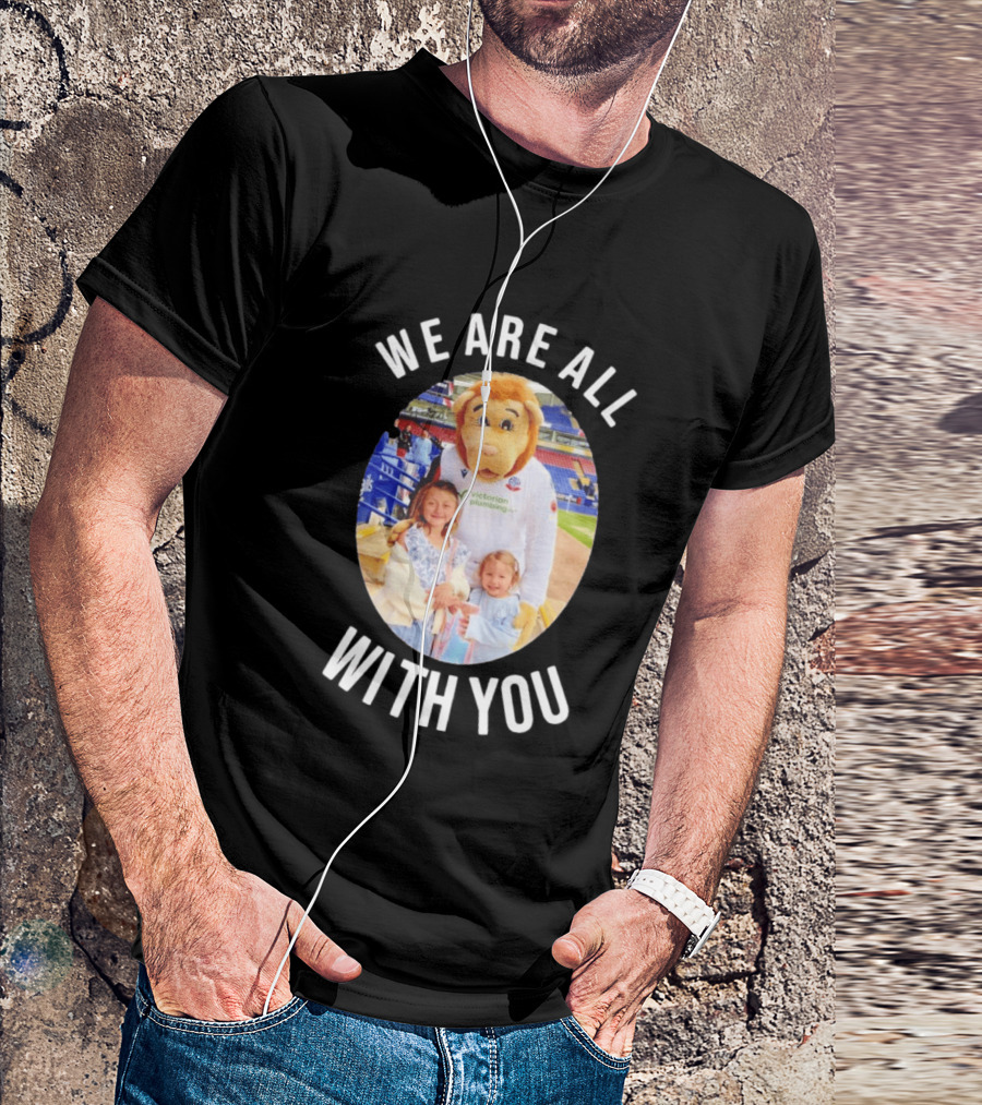 Victorian Plumbing Bolton Wanderers FC Mascot We Are All With You T-Shirt