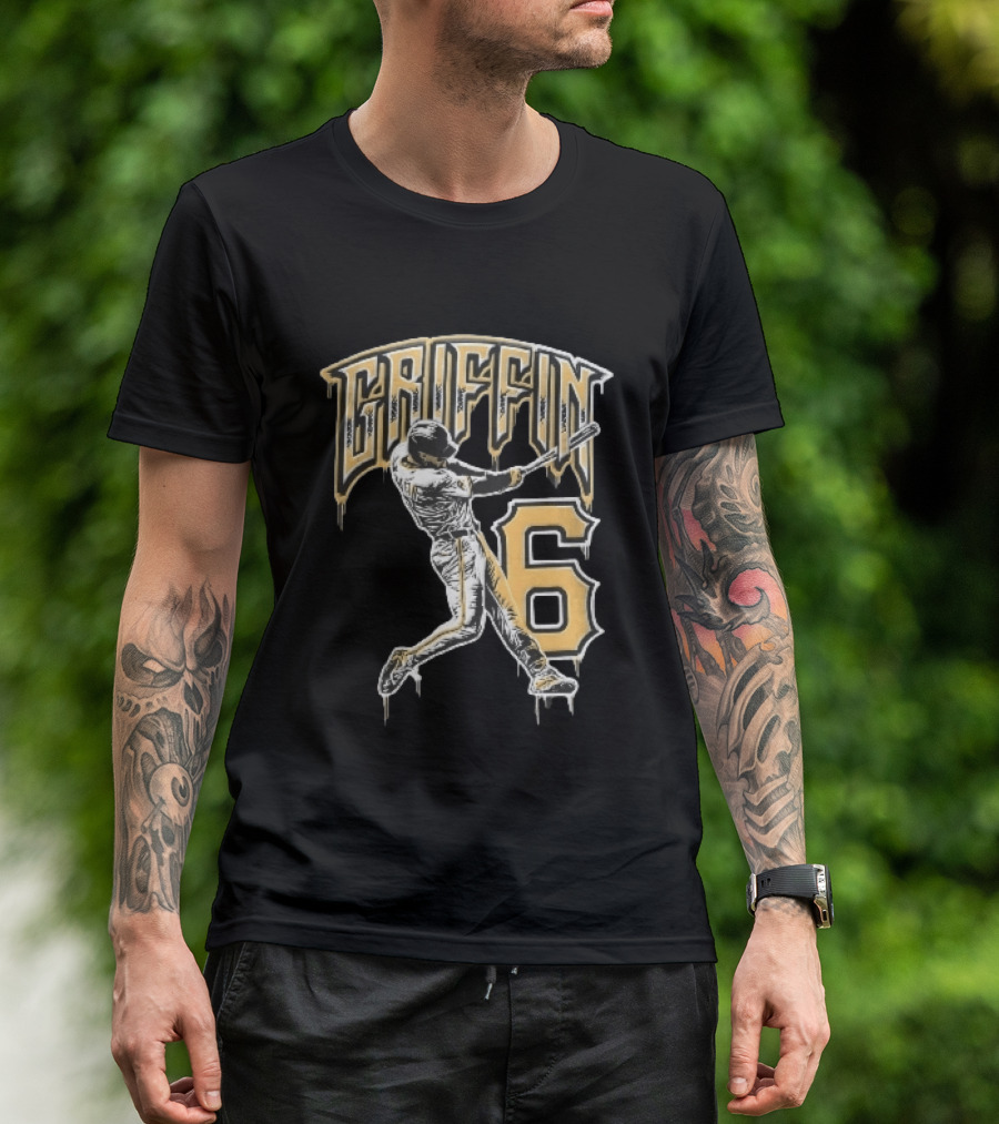 Konnor Griffin 6 Pittsburgh Pirates 2026 City Connect Baseball Player T-Shirt