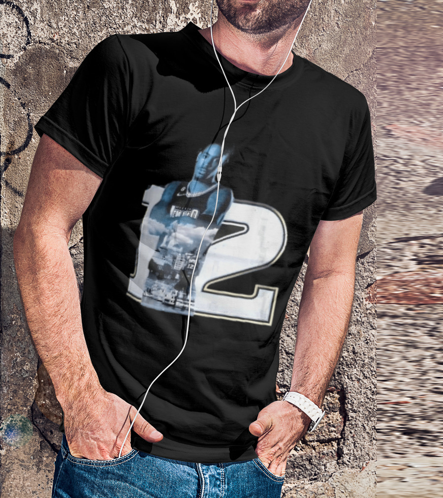 Essentials Ja Morant Black Memphis Grizzlies Player Number 12 T-Shirt