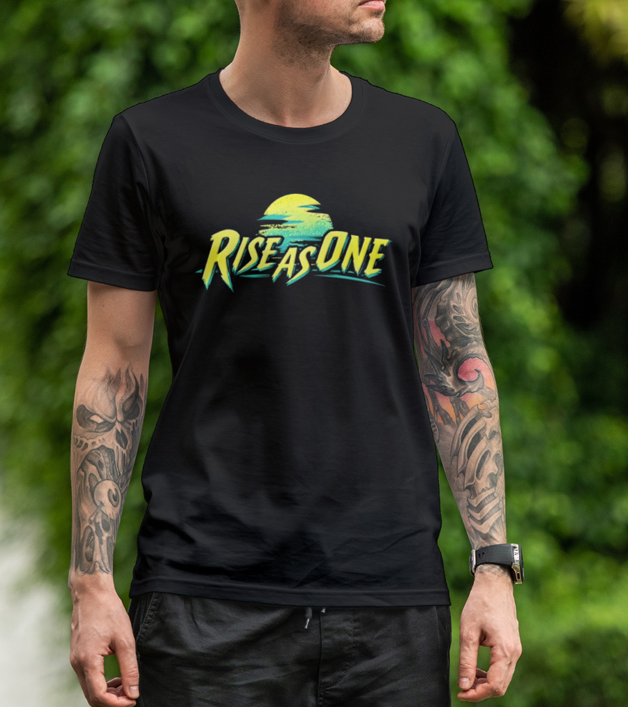 Nicholas Daley Carhartt WIP Rise As One Sun Wave Yellow Neon T-Shirt