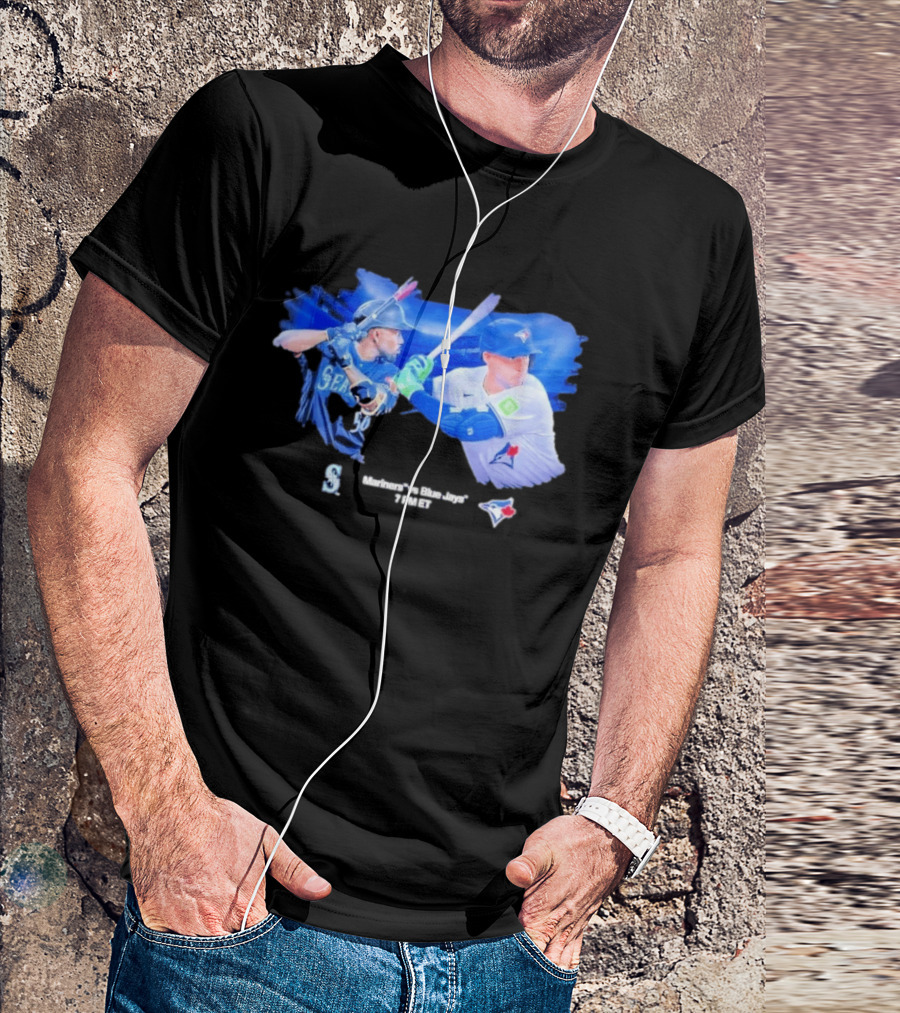 Seattle Mariners Vs Toronto Blue Jays Baseball Showdown Journey T-Shirt