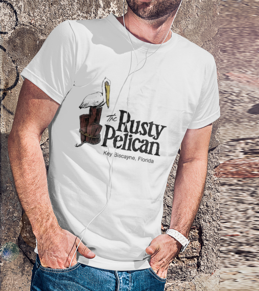 The Rusty Pelican Key Biscayne Florida Cody John T-Shirt
