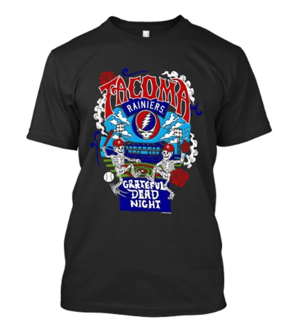 Tacoma Rainiers Grateful Dead Night 2026 Baseball Skulls Stadium T-Shirt