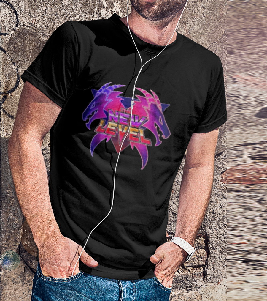 The New Level Dual Dragon Emblem Level Up T-Shirt