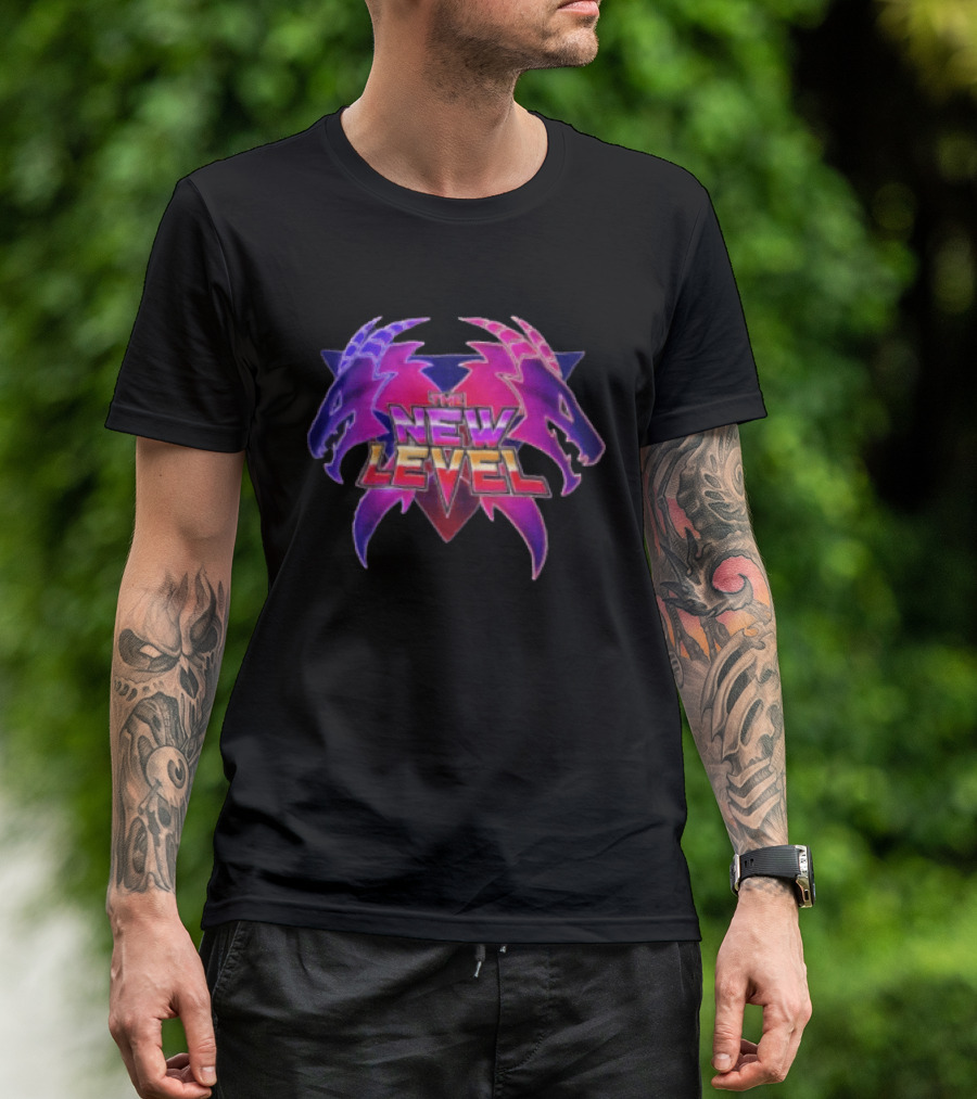 The New Level Dual Dragon Emblem Level Up T-Shirt