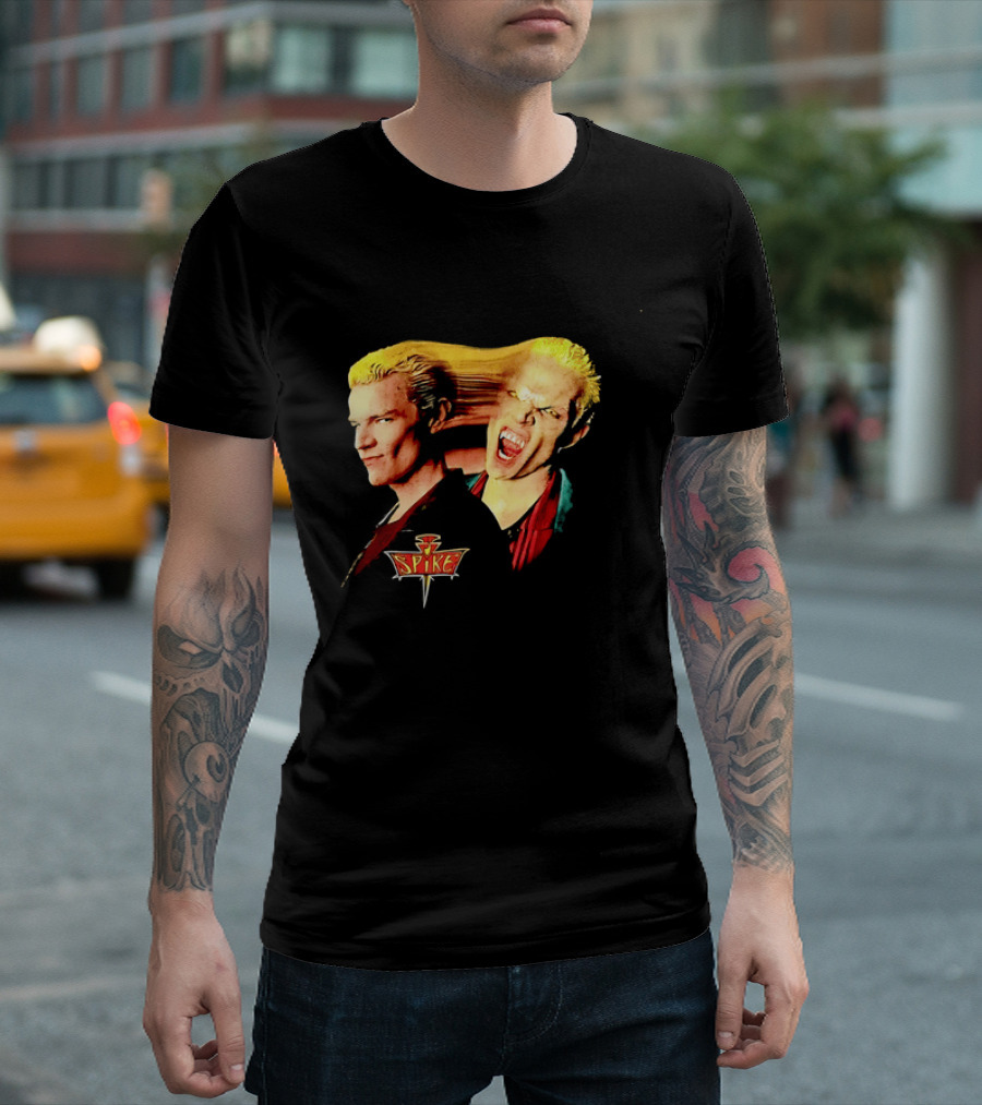 Spike Buffy The Vampire Slayer Movie Iconic Blond Vampire Characterística T-Shirt