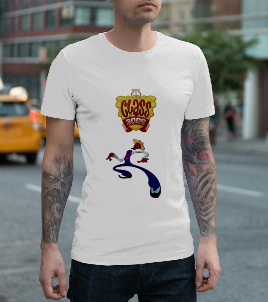 Class Of 3000 Cartoon 2015 Posing Straw Hat Vest T-Shirt