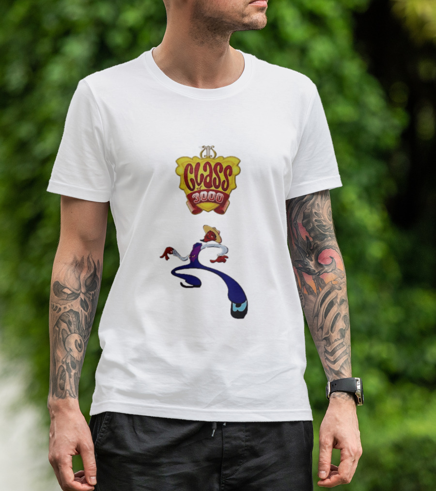 Class Of 3000 Cartoon 2015 Posing Straw Hat Vest T-Shirt