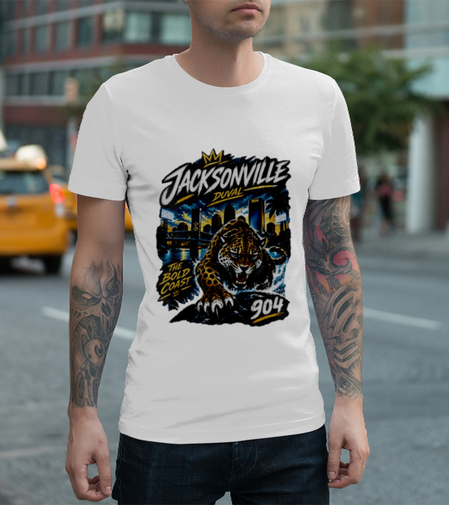 Jacksonville Duval 904 The Bold Coast T-Shirt