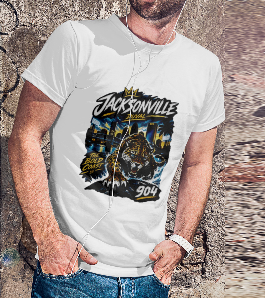 Jacksonville Duval 904 The Bold Coast T-Shirt