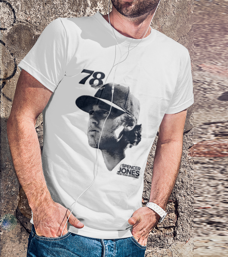 Spencer Jones No 78 New York Yankees MLB Lineage Series T-Shirt