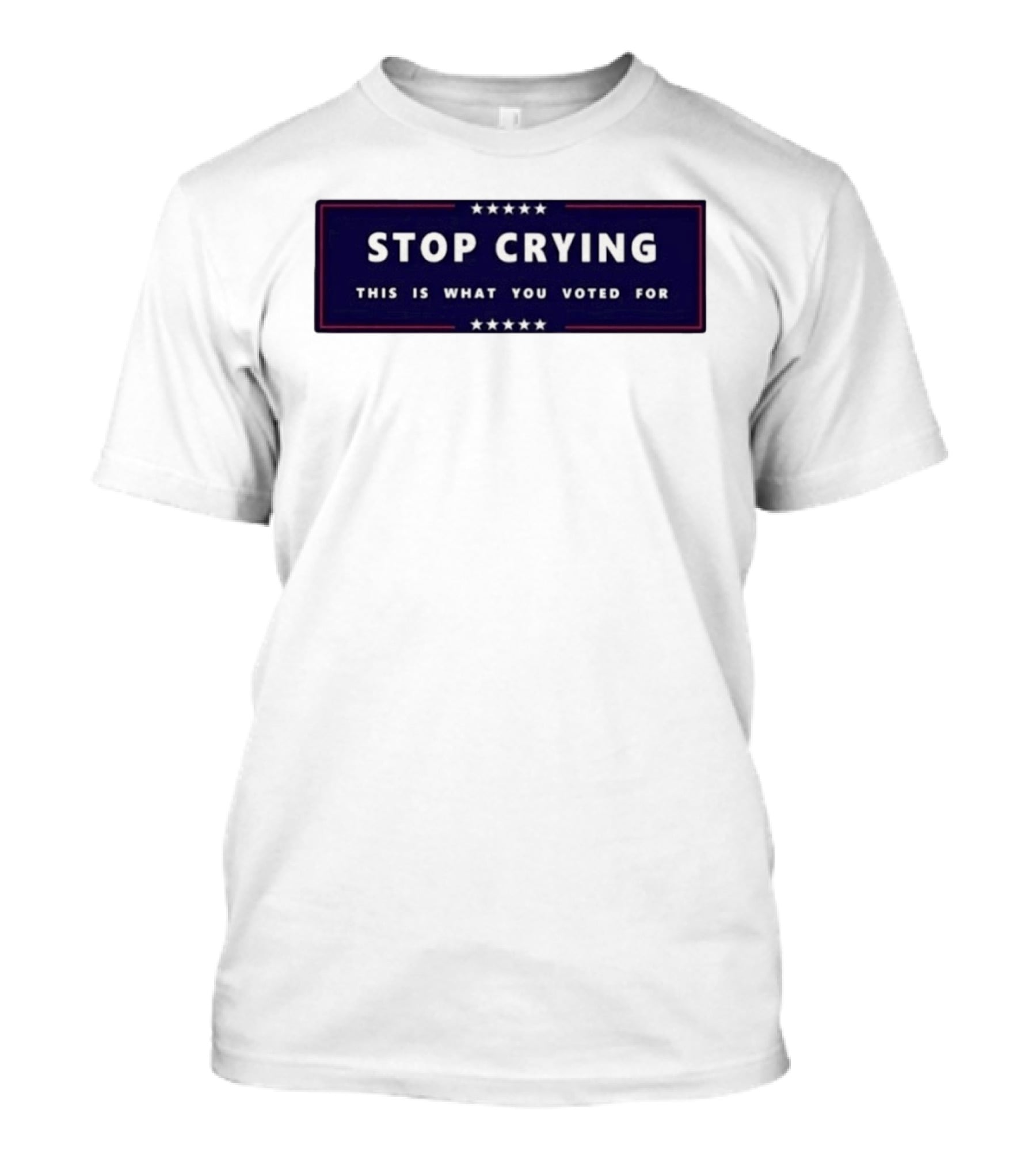 Stop Crying This Is What You Voted For Election 2026 Stars Banner T-Shirt