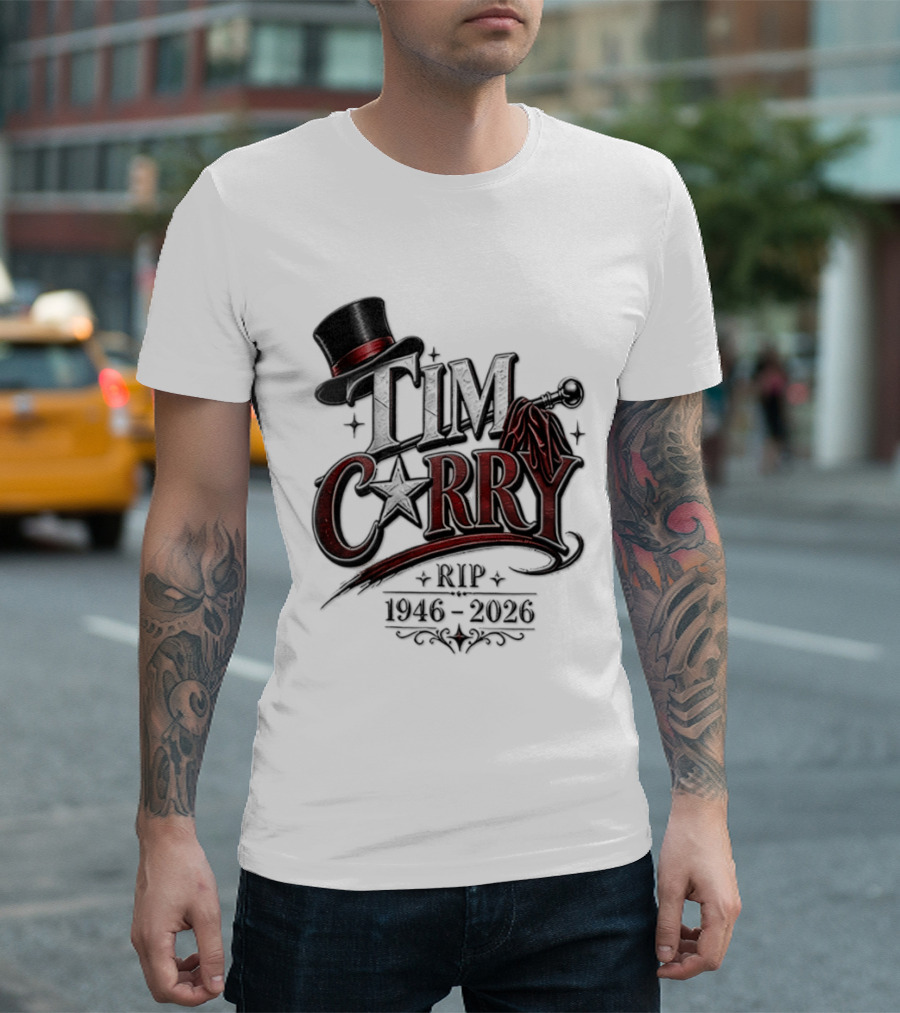 Tim Curry RIP 1946 2026 Top Hat And Cape T-Shirt