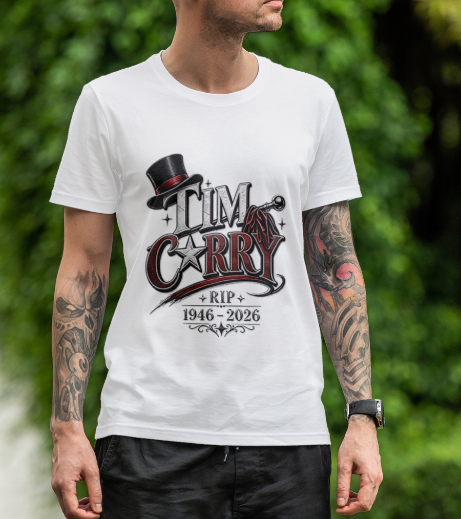 Tim Curry RIP 1946 2026 Top Hat And Cape T-Shirt