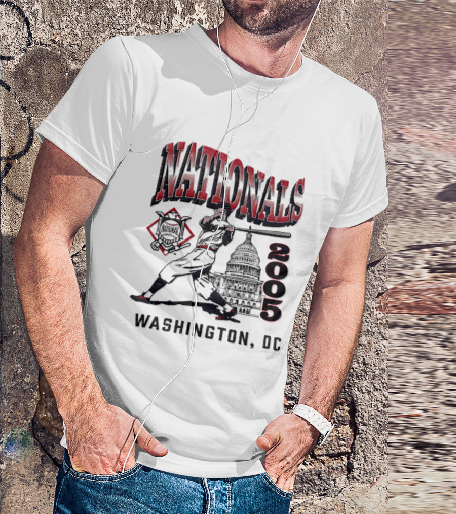 Washington Nationals 2005 Washington DC Baseball T-Shirt