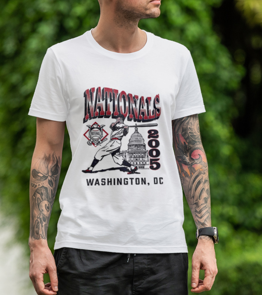 Washington Nationals 2005 Washington DC Baseball T-Shirt