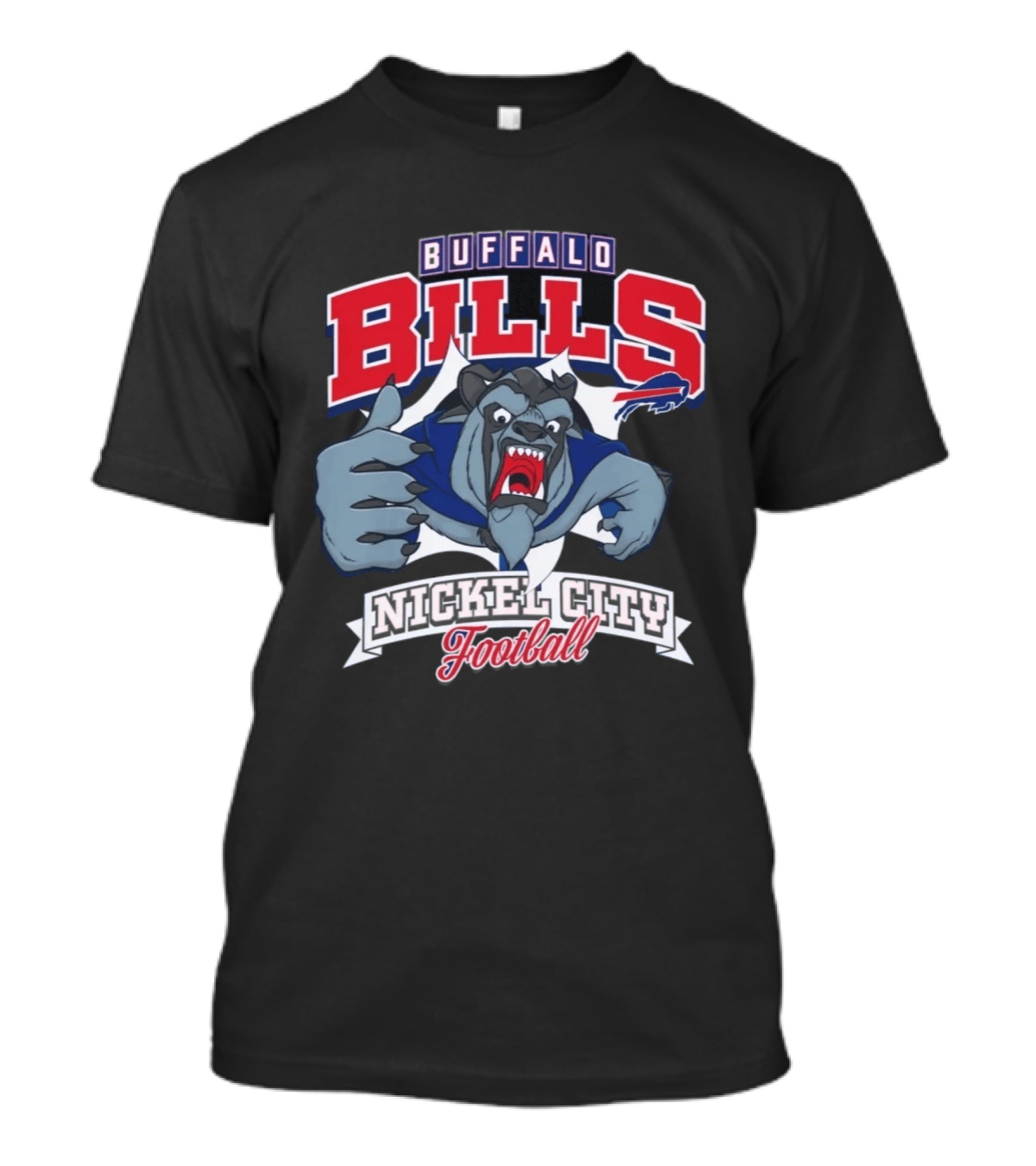 Buffalo Bills Nickel City Football Disney Beast T-Shirt