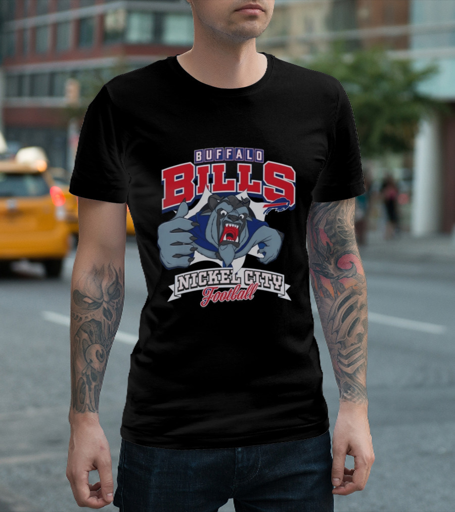 Buffalo Bills Nickel City Football Disney Beast T-Shirt