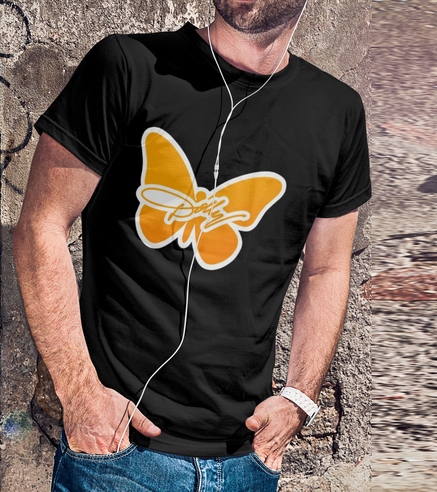 Tennessee Dolly Parton Butterfly Heritage Football T-Shirt