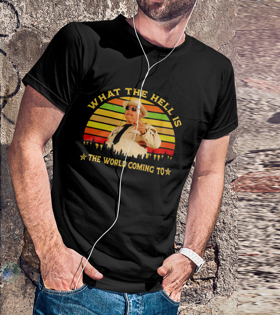 What The Hell Is The World Coming To Sheriff Buford Justice T-Shirt