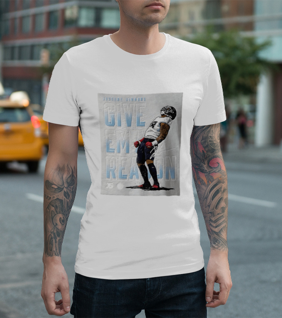 Tennessee Titans Give Em A Reason Jeffery Simmons 98 Flexing T-Shirt