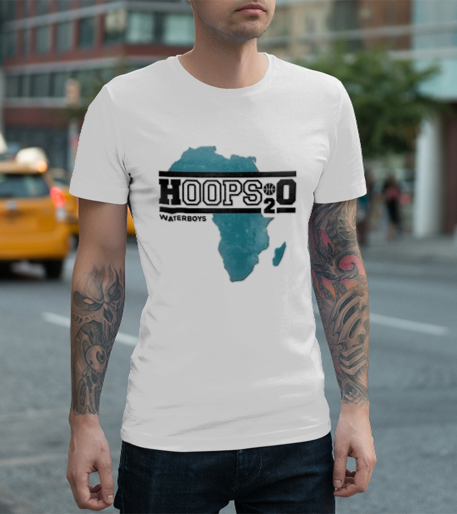 Waterboys Hoops H2o Distressed Africa Continent Map T-Shirt