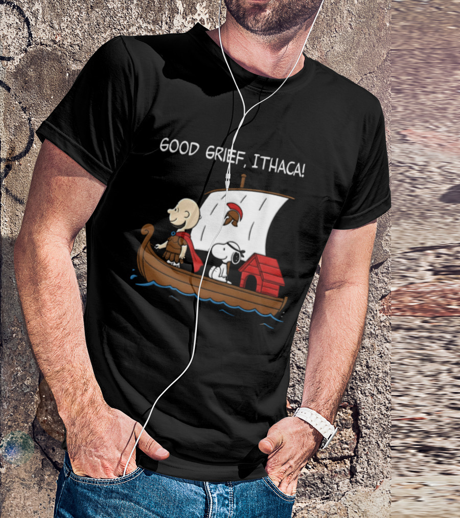 Good Grief Ithaca Charlie Brown Snoopy Peanuts T-Shirt