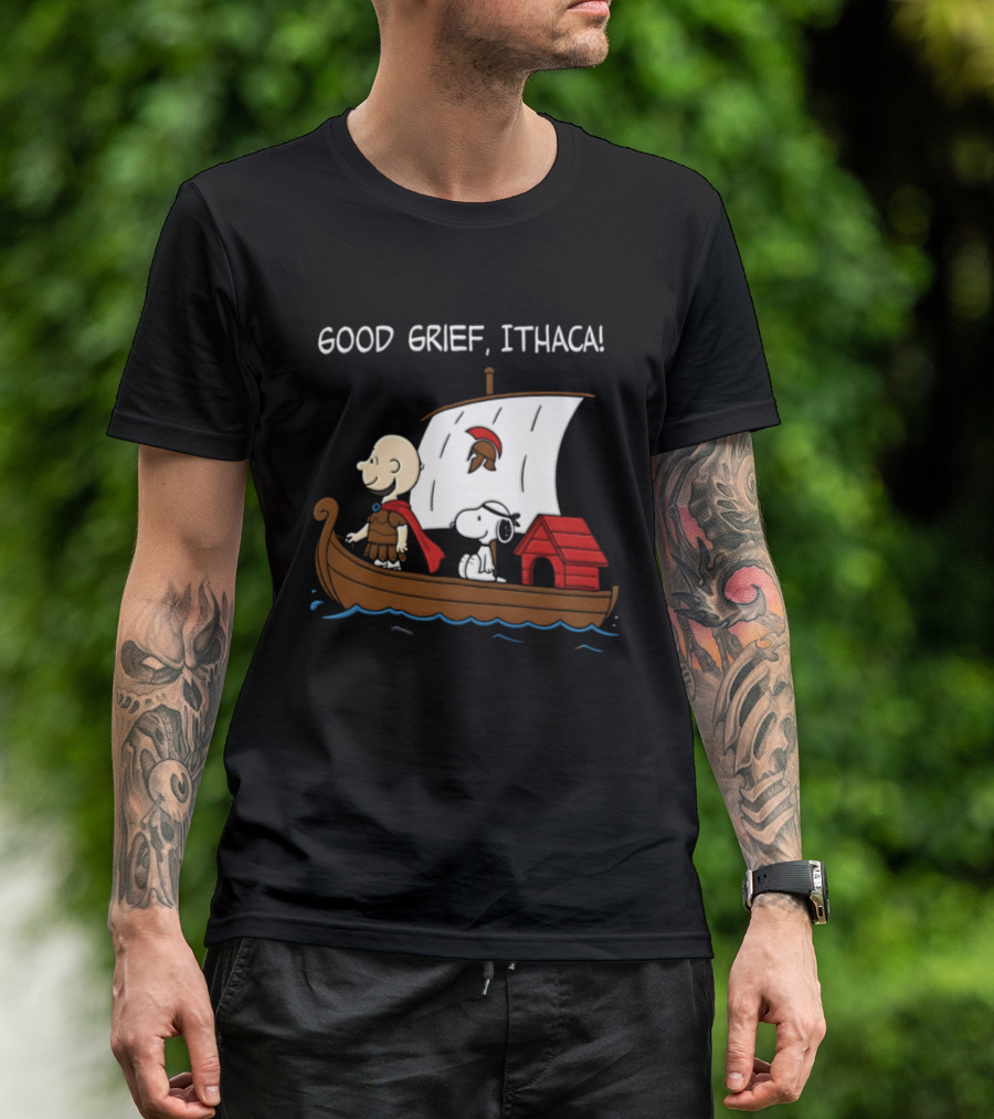 Good Grief Ithaca Charlie Brown Snoopy Peanuts T-Shirt
