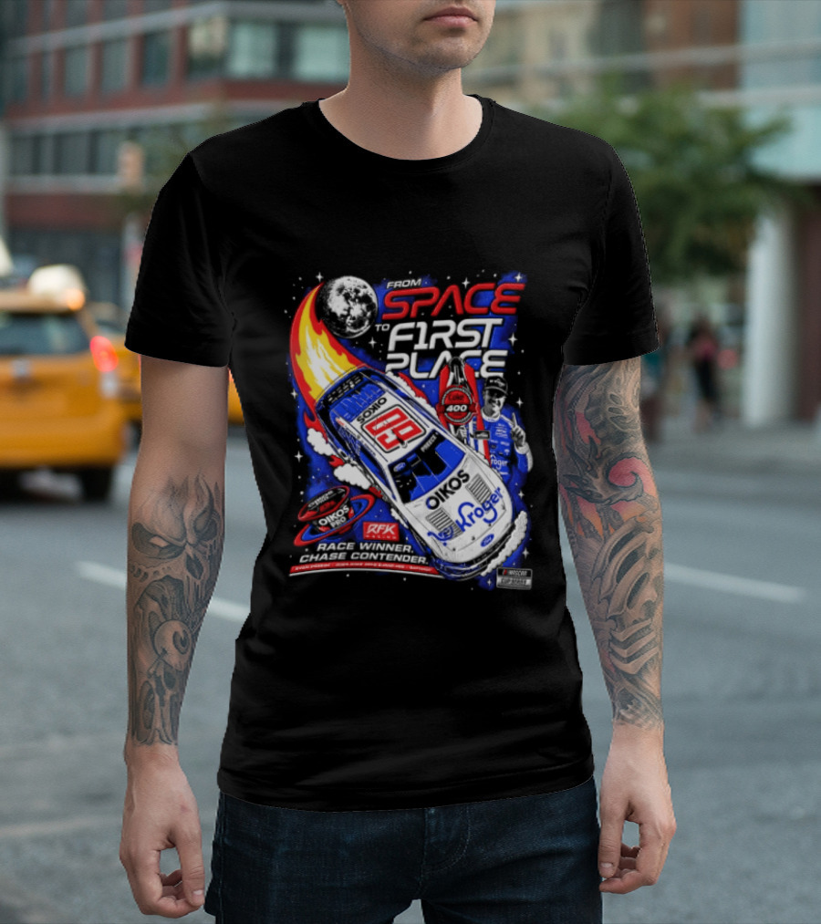 Ryan Preece Space To First Kroger RFK Racing 09 T-Shirt